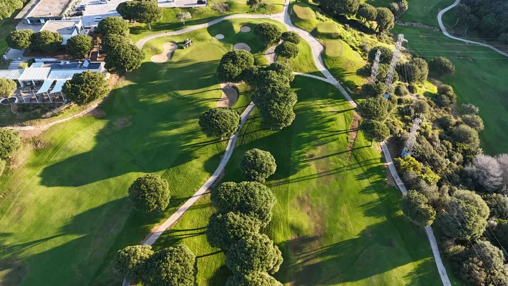 Cabopino Golf is a unique golf course nestled among the hills of Marbella, offering stunning views of the Mediterranean Sea.